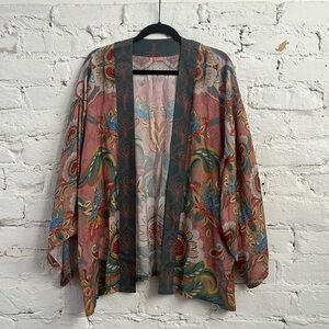 Paisley Short Kimono Jacket